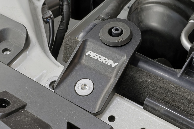 Subaru Outback Radiator Bracket Set - Perrin Performance - Upper - Black - `08-`10